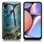 Fantasy Marmor Samsung Galaxy A10s skal - Smaragd