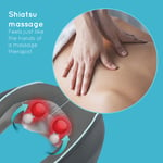 Homedics Shiatsu Neck Massager Heat Rotating Massagers, Variable, 2 Programmes