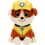 Paw Patrol Rubble, 20 cm - gosedjur i hög kvalitet, Hunddockor, barnens födelsedagar, jul, semestergåvor