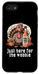 Coque pour iPhone SE (2020) / 7 / 8 T-shirt humoristique Just Here for the Wobble Dance Thanksgiving 2024