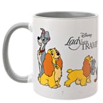 Disney - La Belle & Le Clochard - Mug Interieur Coloré - 325ml