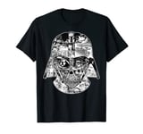 Star Wars Darth Vader Helmet Star Wars Story Poster T-Shirt