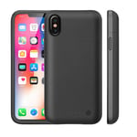 Coque Batterie Chargeur pour  IPHONE Xs Max  APPLE Power Bank 5200mAh Secours Slim (NOIR) - Neuf