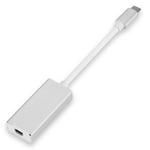 Adaptateur USB Type C 3.1 vers Mini Display Port DP M/H 4K 60Hz 720p Argent #1