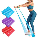 Beenax Resistance Band For Men & Women - Exercise Band to Build Muscle, Flexibility, Strength for Pilates, Yoga, Rehab, Stretching, Fitness, Gym, Physio, Strength Training and Workout