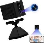 Camera Espion Wifi, Mini Caméra Cachée Sans Fil 130° 1080P Hd Caméra De Surveillance Avec Audio Bidirectionnel Détection De Mouvement Micro Camera Vision Nocturne Longue Batterie