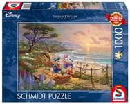 Puzzle 1000 elementów. Kaczor Donald & Daisy - T. Kinkade