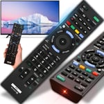 Télécommande pour Sony Bravia Universelle Remplacement pour Téléviseurs 4K OLED Remote Smart TV Rechange Modèle Sony RM-YD047 Noir