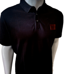 HUGO DERESO_V POLO SHIRT CHEST LOGO REG FIT BLACK 50501022 SIZE 2XL NEW NWT