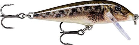 Rapala CountDown Lure with Two No. 7 Hooks, 1.5-2.4 m Swimming Depth, 7 cm Size, Live Sculpin