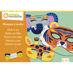 Avenue Mandarine KC135C - Boite créative enfant - 3 MASQUES A COUDRE - À partir de 6 ans - Thème ANIMAUX, Masque 3, Taille unique