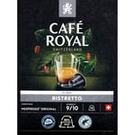 Café Royal ristretto N°9. Capsules compatibles avec le syst ème Nespresso. Intenses notes torréfiées, 100% arabica.