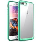 SUPCASE Unicorn Beetle Hybrid Protective Clear Bumper Case for Apple iPhone 7 Plus/iPhone 8 Plus, Green