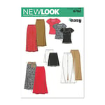 New Look NL6762 Patron de Couture Ensemble Jupe/Pantalon + T-Shirt 22 x 15 cm