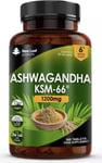 Ashwagandha KSM-66 1200mg - 365 Vegan Organic Root Extract High Strength Tablets