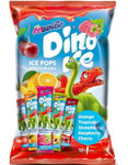 10-Pack Dino Ice Pops - Saft-Is med 4 Olika Smaker