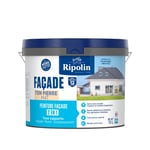 Peinture façade 2 en 1 Ripolin ton pierre mat 10L