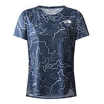 The North Face Printed Sunriser Short Sleeve Shirt Blå - Handla nu på Loparshop.se!