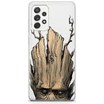 ERT GROUP Coque de téléphone Portable pour Samsung A52 5G / A52 LTE 4G / A52S 5G Original et sous Licence Officielle Marvel Motif Groot 002 adapté à la Forme du téléphone Portable, partiel imprimé