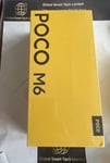 POCO M6 128gb 4G 6GB Ram UK stock Unlocked to all network brand new sealed