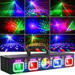 Ehaho Discolicht Partylicht L2700A, Musikgesteuert DJ Disco Licht mit DMX 512, Stroboskop Lichteffekte Partylicht Mit Fernbedienung für Weihnachten Familie Die Party Fest Der Klub Geburtstag Hochzeit