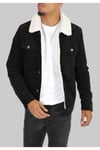 Veste Sherpa Noir Homme