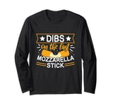 Mozzarella Stick Cheese Design for a Mozzarella stick lover Long Sleeve T-Shirt