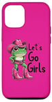 iPhone 12/12 Pro Let's Go Girls Western Cowgirl Tees, Cool Bachelorette Party Case