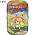 Pokémon Mini boîte de Collection Paldea Sfavillante du GCC Espathra et Ampharos (Deux enveloppes d'expansion et Une Feuille d'autocollants), édition en Italien