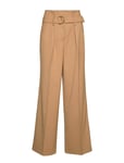 Second Female Moyet Hw Trousers Vida Byxor Brun [Color: LARK ][Sex: Women ][Sizes: XS,M ]