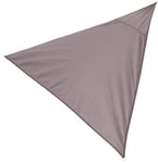 SUNNYDAYS Voile D'OMBRAGE Taupe 3,6X3,6X3,6MTR en Polyester 160GR/M2