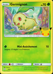 Carte Pokémon 2/25 Germignon 70 Pv Promo 25 Ans Neuf Fr
