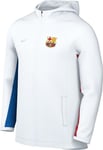 Nike Fc Barcelona Hip Length Hooded Jacket Fcb M Nk Awf Jkt, White/Royal Blue/Royal Blue, FJ1539-100, 2XL