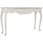 Pegane - Table console en bois de manguier coloris blanc - Longueur 150 x Profondeur 40 x hauteur 90 cm