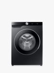 Samsung Series 6 WW11DG6B85LBU1 Freestanding ecobubble™ Washing Machine, AI Energy, 11kg Load, 1400rpm Spin, Black