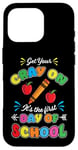 Coque pour iPhone 16 Pro Premier jour d'école : "Get Your Cray On" Retour à l'école