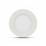 Vtac - Spot led Encastrable Extra-plat 12W Samsung Chip Rond Blanc Avec Transfo v-tac pro VT-612RD fs - Blanc chaud - 3000K