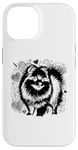 Coque pour iPhone 14 Poméranien Cœur Poméraniens Pom Dog