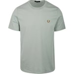 T-shirt Fred Perry  T-Shirt Bleu Argenté