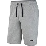 Nike M Short FLC Tm Club19 Sport Shorts - Dk Grey Heather/Dark Steel Grey/Black/X-Large