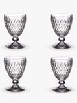 Villeroy & Boch Boston White Wine Goblet Glass, Set of 4, 120ml