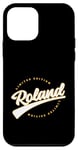 Coque pour iPhone 12 mini Funny Personalized First Name Design for Roland