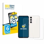 6x Film Protection Ecran pour Samsung Galaxy S23 FE (Avant+Arrière) Clair