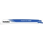 5 lames de scie sabre « flexible fast metal » 225 x 0,9 mm (626569000) - Metabo