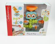 Infantino Bath Toy Sensory Plug & Play Plumber Set Baby Infant 10m+ New