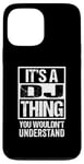 Coque pour iPhone 13 Pro Max It's A DJ Thing You Wouldn't Understand Disc Jockey Radio