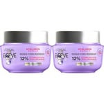 L'Oréal Paris - Masque Hydra-Régénérant pour Cheveux Déshydratés et Fatigués - Hydratation 72H - À l'Acide Hyaluronique - Elseve Hyaluron Repulp - 310 ml (Lot de 2)