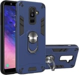 Cas De Protection De Téléphone En Arrière For Étui Samsung Galaxy A6 Plus 2018/A9 Star Lite Couverture Antichoc De Qualité Militaire Avec Gage De Voiture Magnétique Montage De Voiture Kickstand Pro