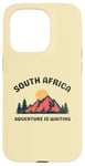 Coque pour iPhone 15 Pro L'aventure vous attend en Afrique du Sud Vintage