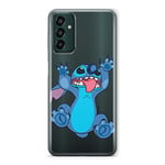 ERT GROUP mobile phone case for Samsung M13 4G original and officially Licensed Disney pattern Stitch 020 optimally adapted to the shape of the mobile phone, partially transparent